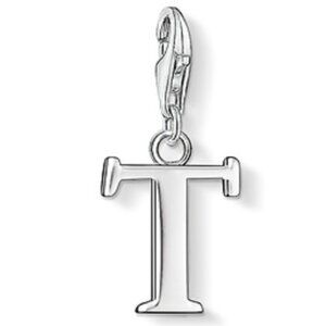 Thomas Sabo Letter T 925 Silver Dangle Charm
